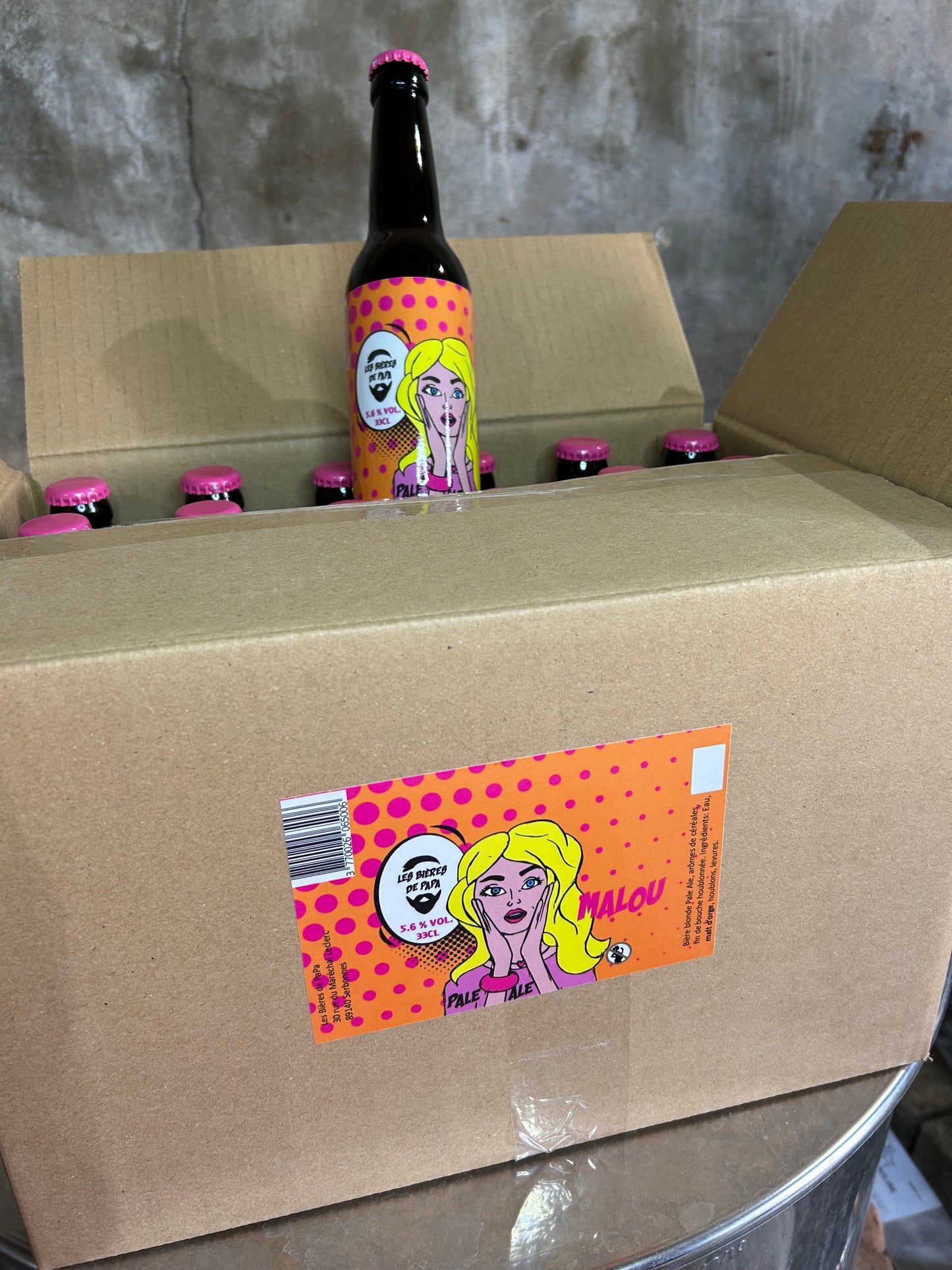 Bières blondes MALOU 24x33cl