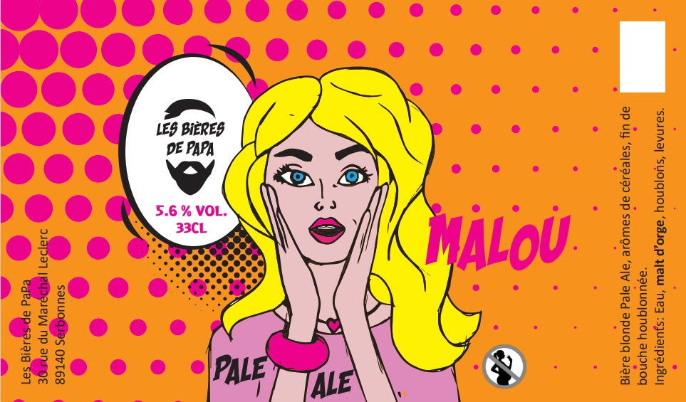 Bière Blonde MALOU