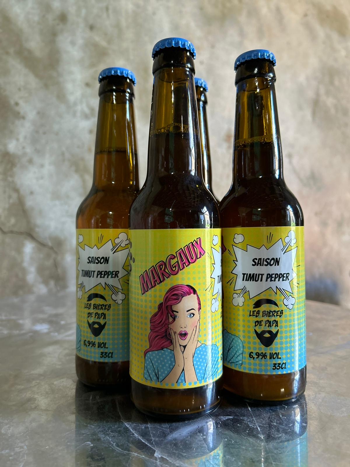 Bière Saison poivre de Timut, Margaux