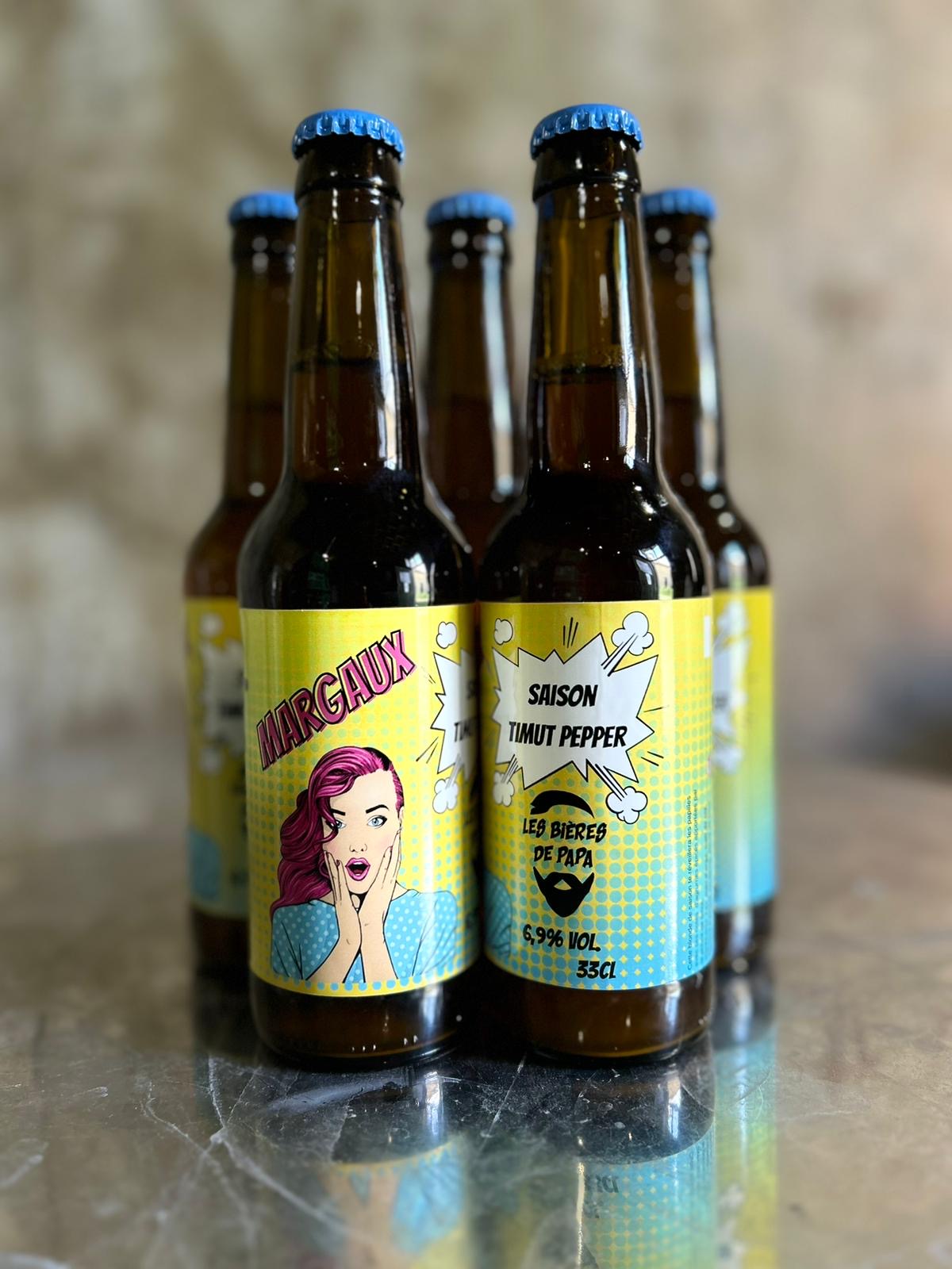 Bière Saison poivre de Timut, Margaux