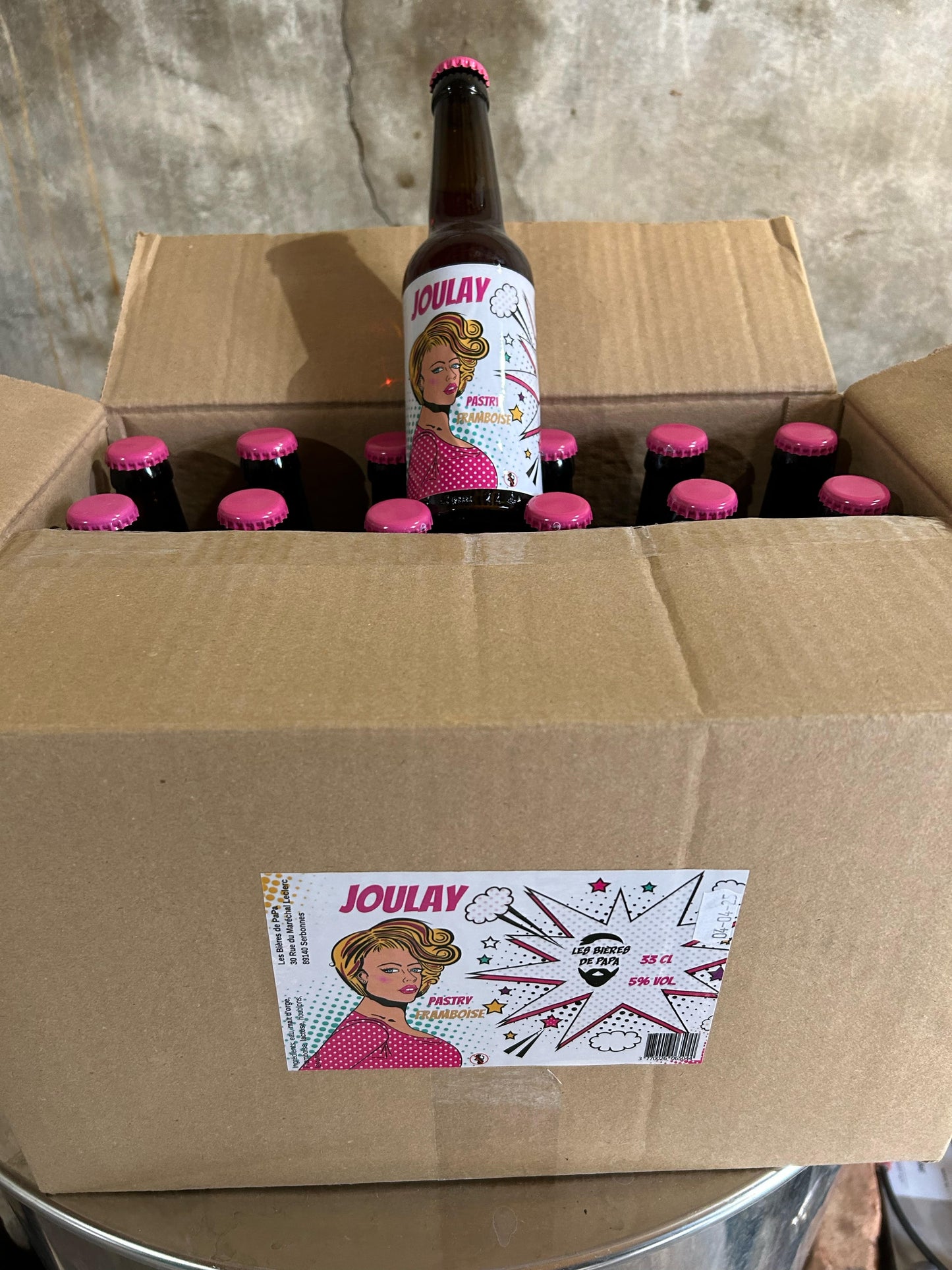 Bières framboise JOULAY 24X33cl