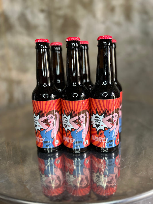 Bières ambrées AUDREY 6X33cl
